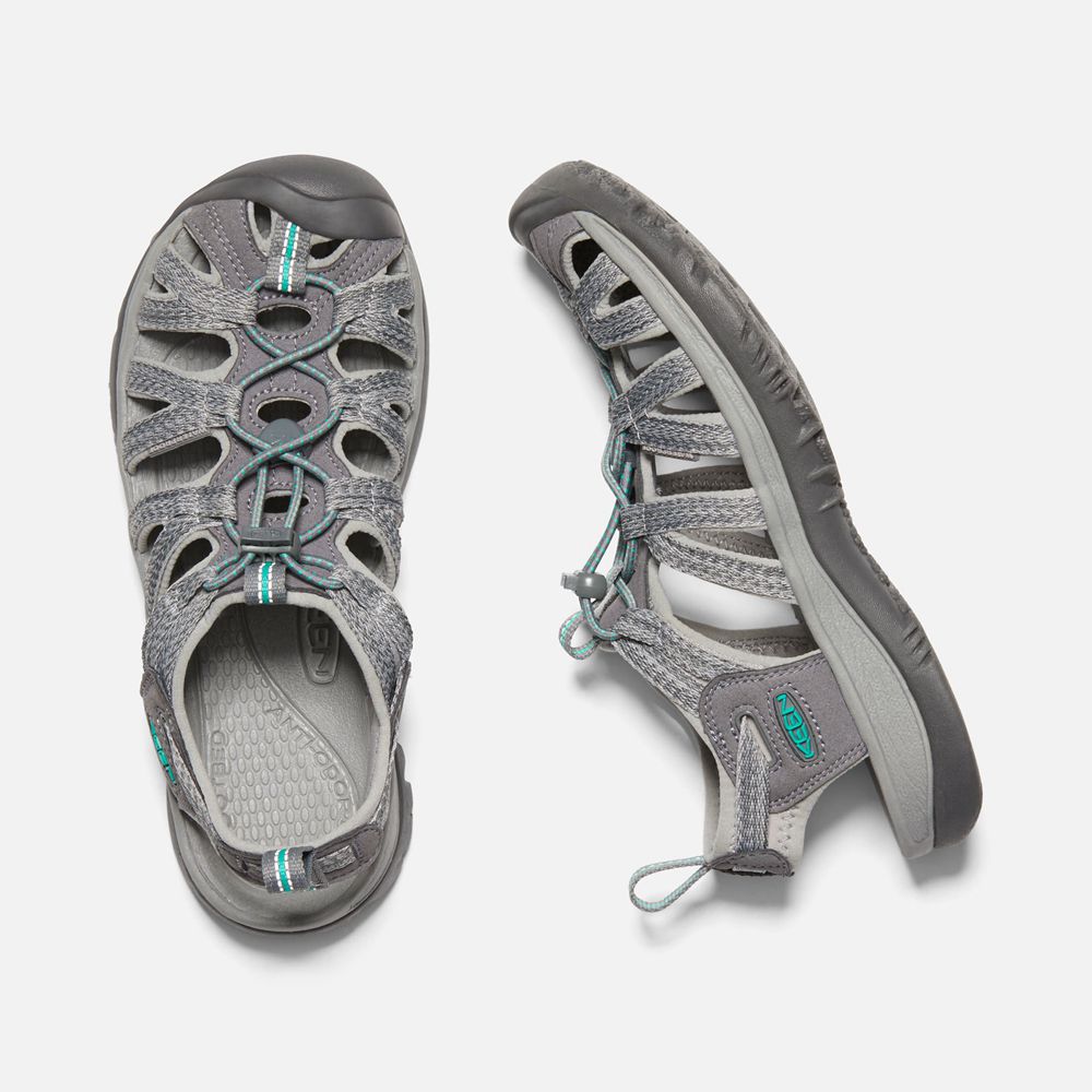 Keen Outdoor Sandalet Kadın Gri - Whisper - Türkiye WPDG07135